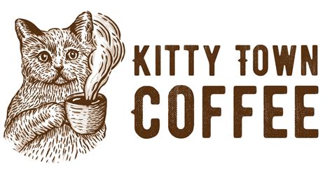 Kitty town coffee - Rep Kitty Town wherever you go! Attach your favorite coffee logo to your favorite mug, backpack, laptop, or car! Shipping is free with any bagged coffee purchase, or when ordering 4 or more stickers! Dimensions: 2.7" x 2"